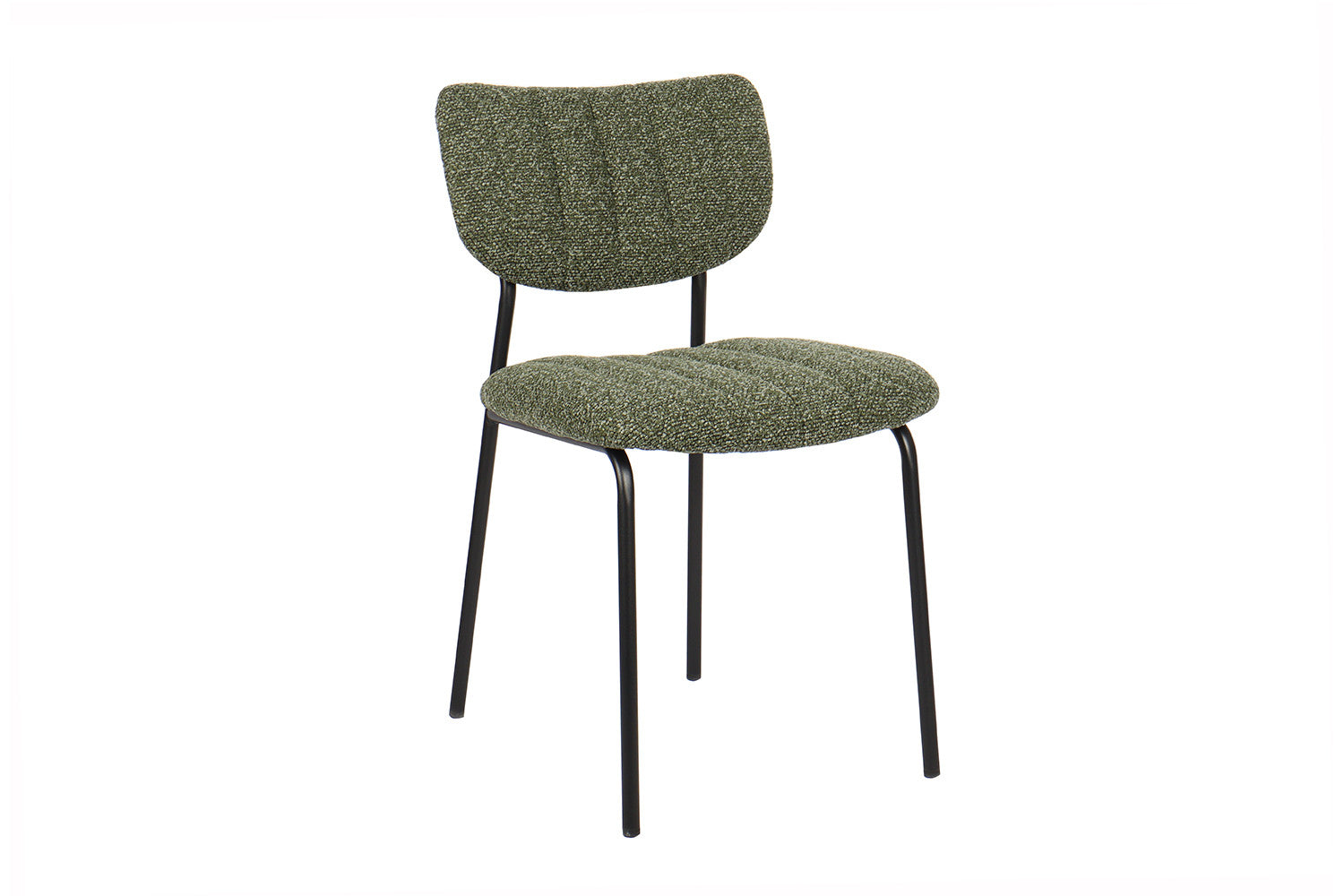 Rousseau - Chaise Antura Tissu Vert - 77x46x53 cm