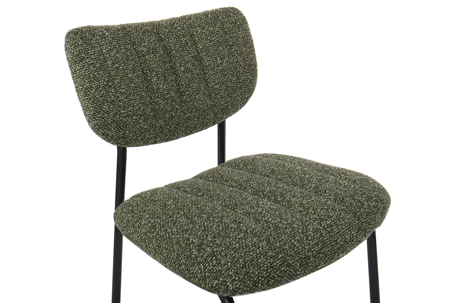 Rousseau - Chaise Antura Tissu Vert - 77x46x53 cm