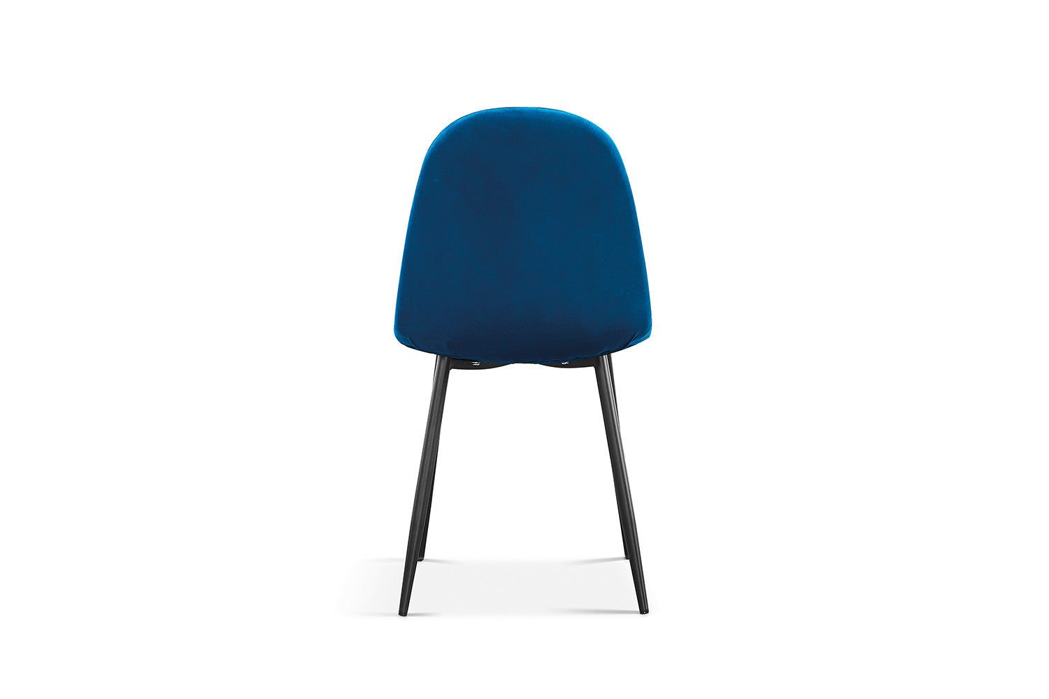 Rousseau - Chaise Boy Velours Bleu Foncé - 87x49x54 cm
