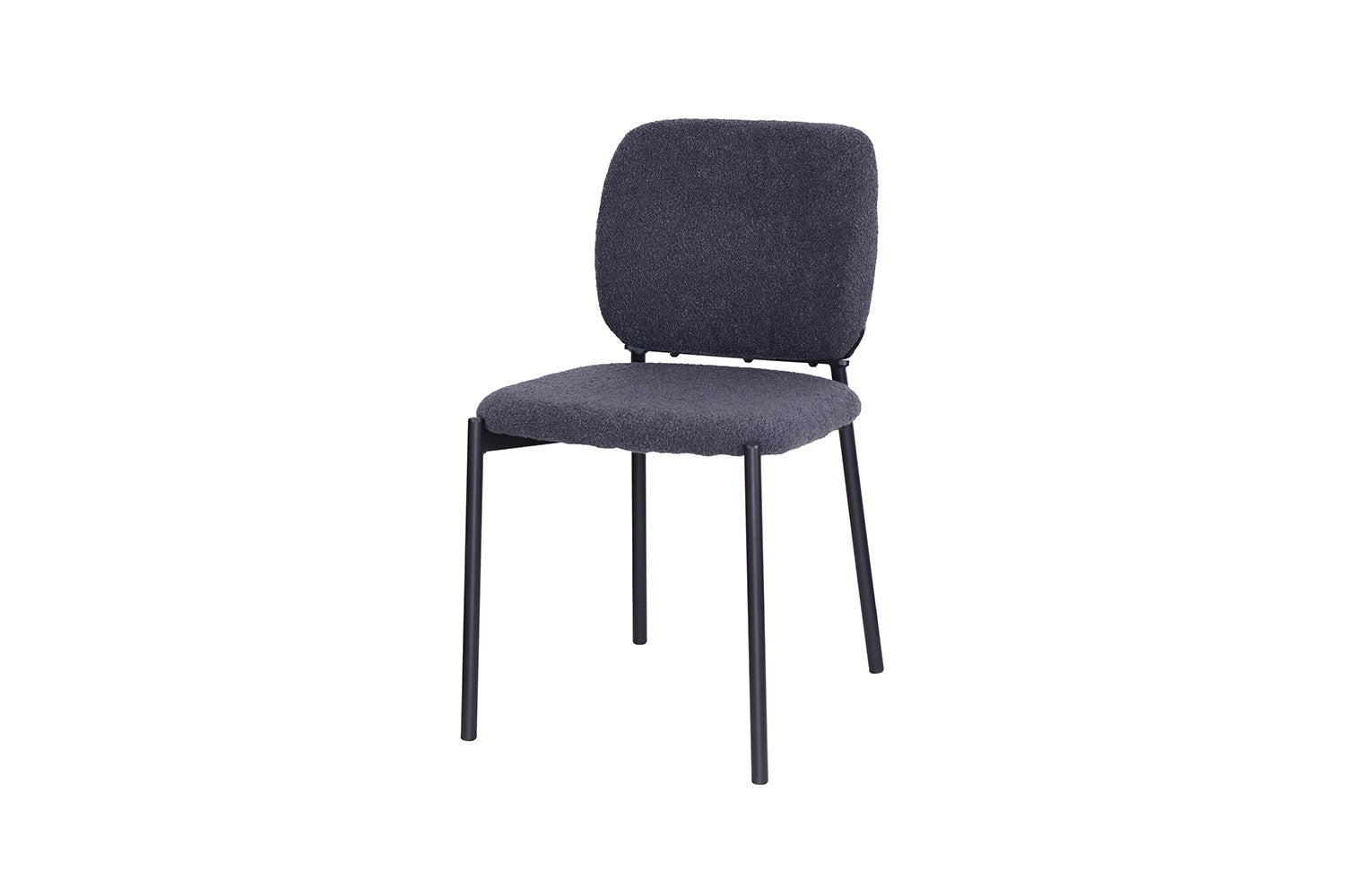 Rousseau - Stoel Sophia Stof Donkergrijs - 81x47x56 cm
