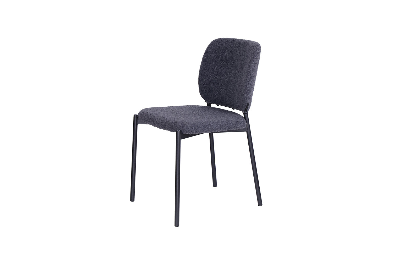 Rousseau - Stoel Sophia Stof Donkergrijs - 81x47x56 cm