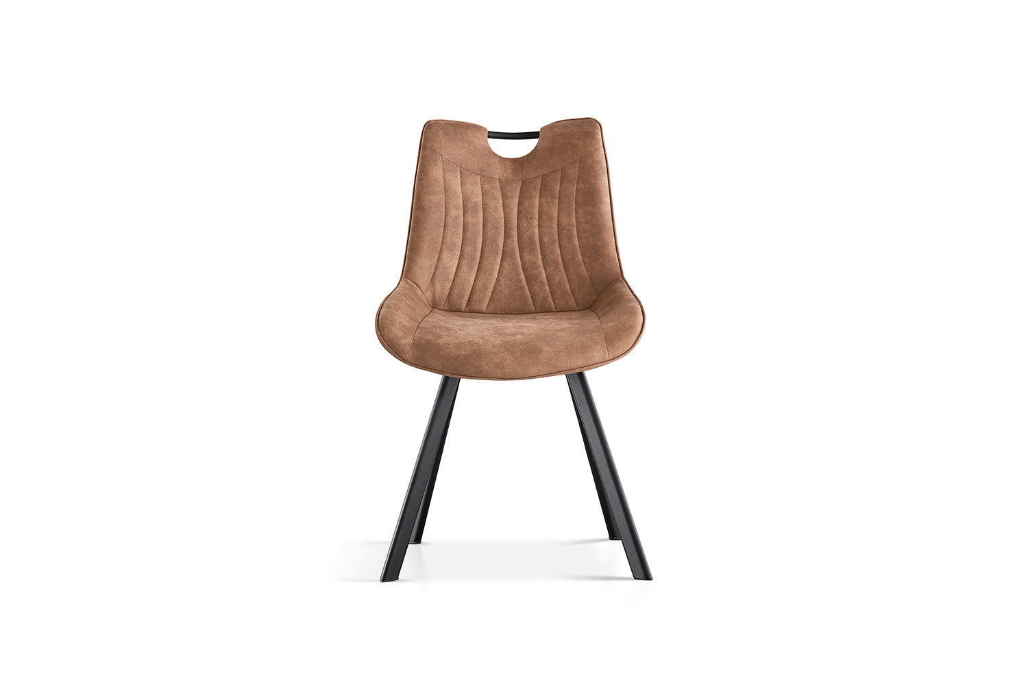 Rousseau - Stoel Pablo Micro fiber PU Donker bruin - 87x54x63 cm