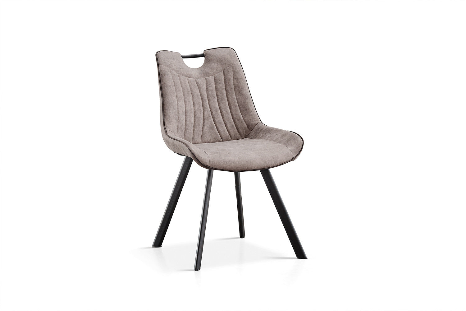 Rousseau - Stoel Pablo Micro fiber PU Grijs - 87x54x63 cm