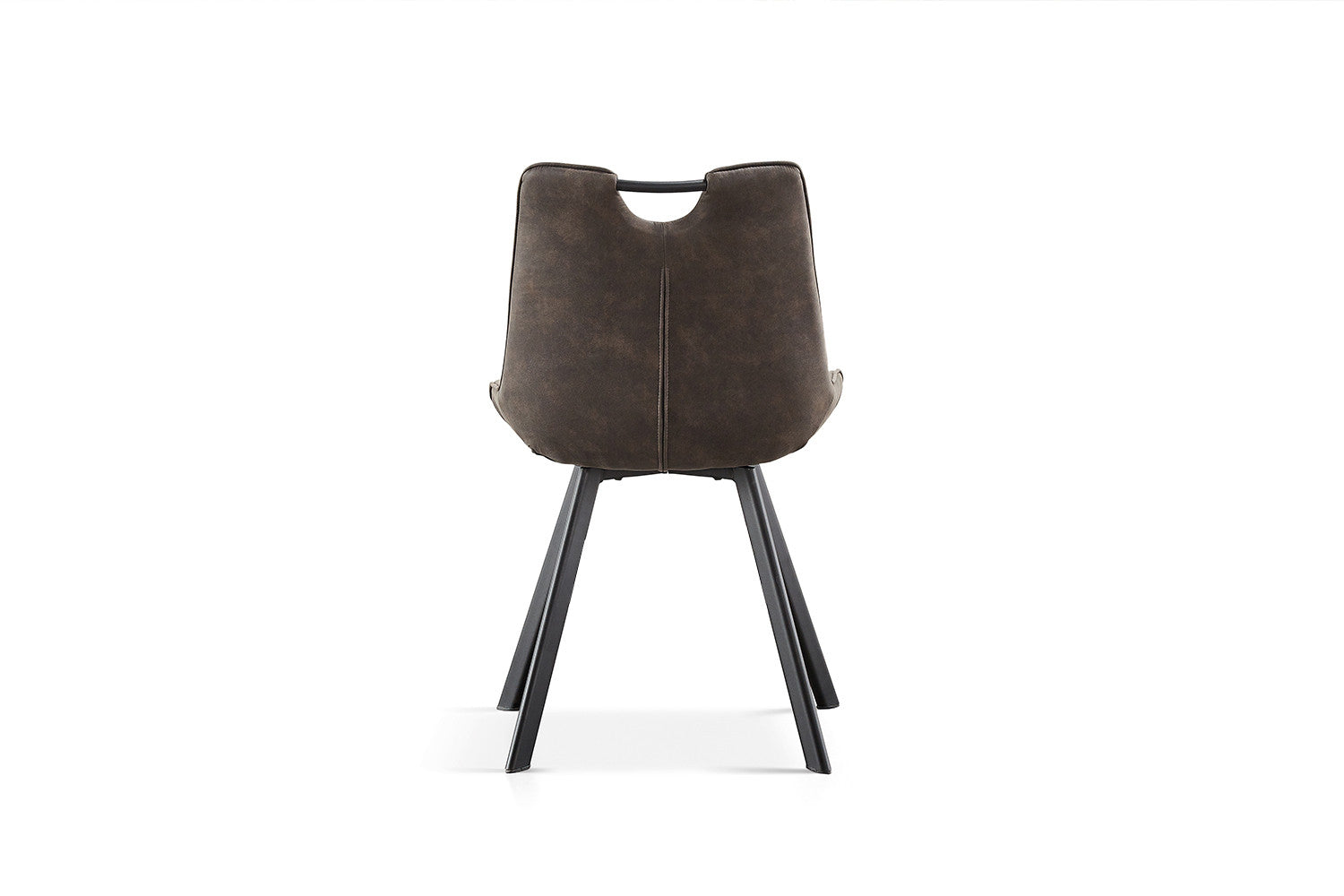 Rousseau - Stoel Pablo Micro fiber PU Donkergrijs - 87x54x63 cm