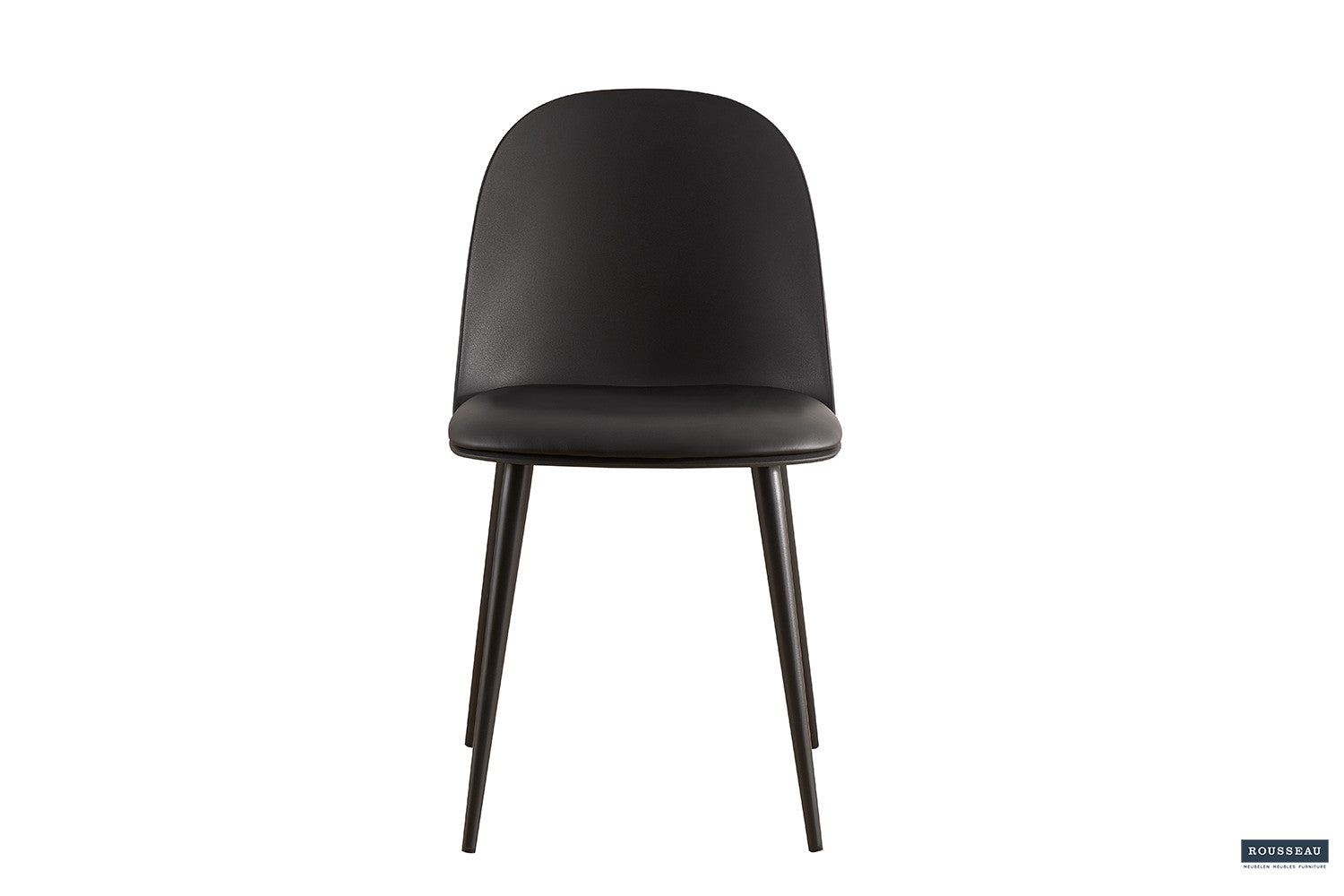Rousseau - Stoel Jasmin Zitting PP - PU Zwart - 81x51x44 cm