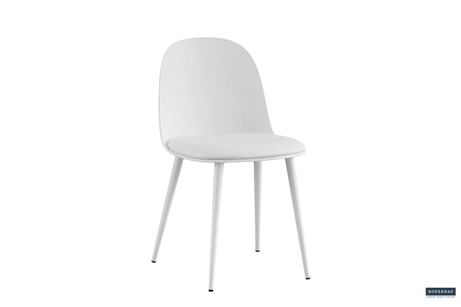 Rousseau - Stoel Jasmin Zitting PP - PU Wit - 81x51x44 cm