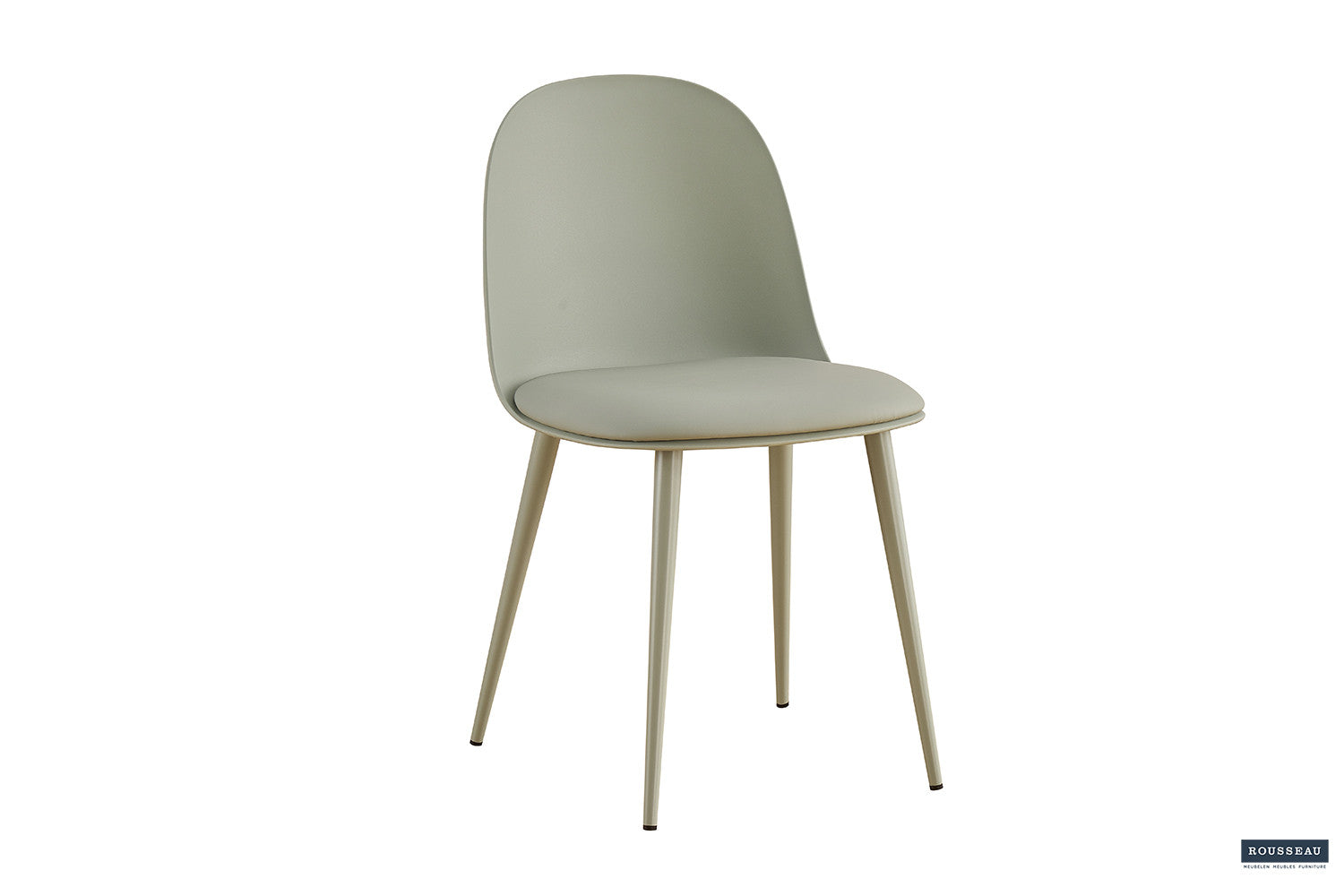 Rousseau - Stoel Jasmin Zitting PP - PU Grijs-groen - 81x51x44 cm
