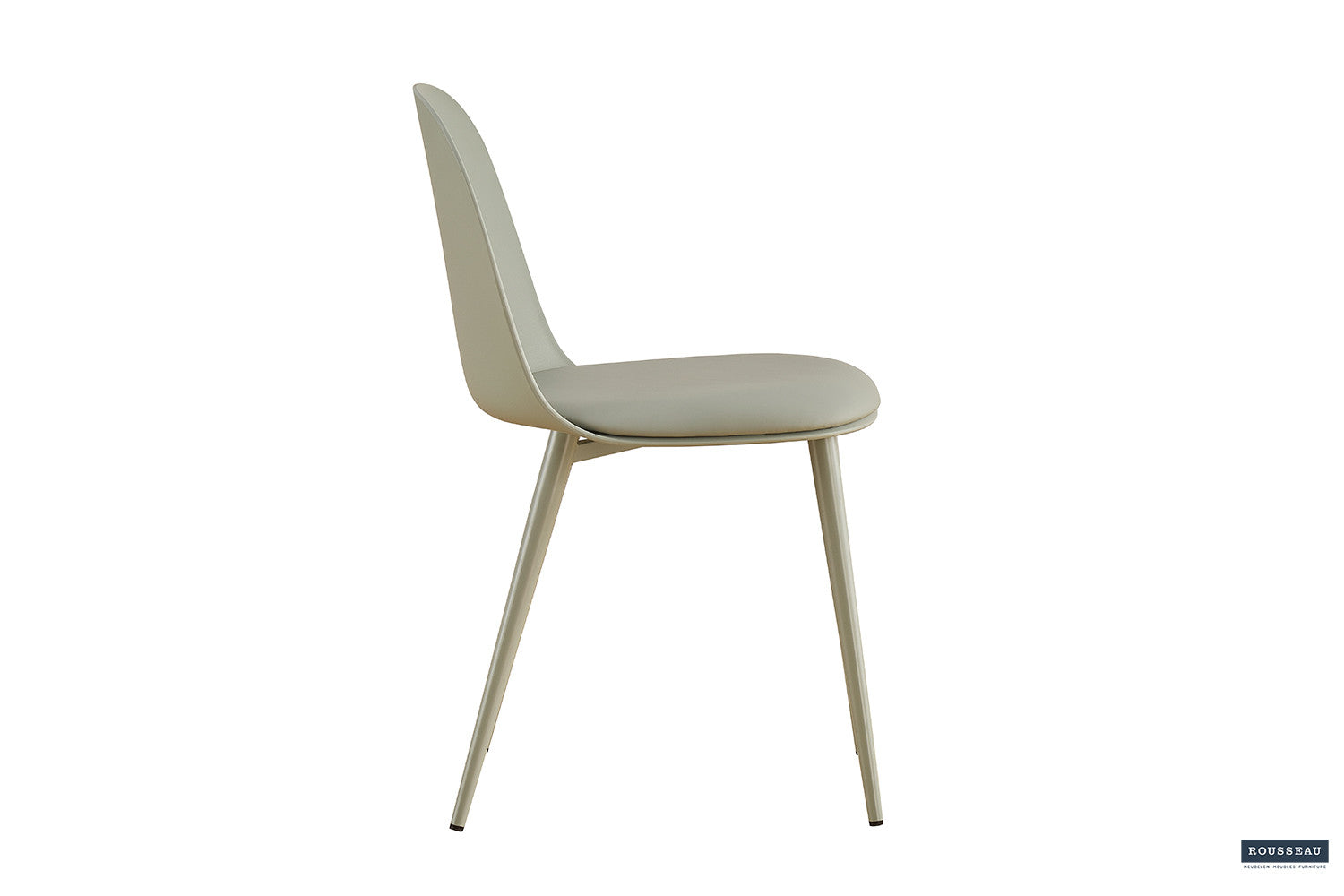 Rousseau - Stoel Jasmin Zitting PP - PU Grijs-groen - 81x51x44 cm
