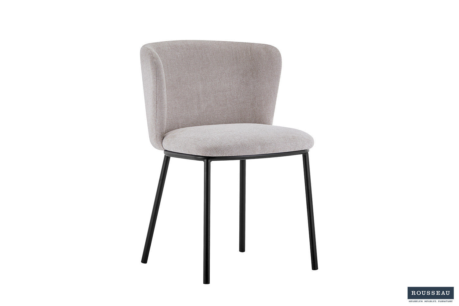 Rousseau - Stoel Arthur Stof Beige - 76x52x54 cm
