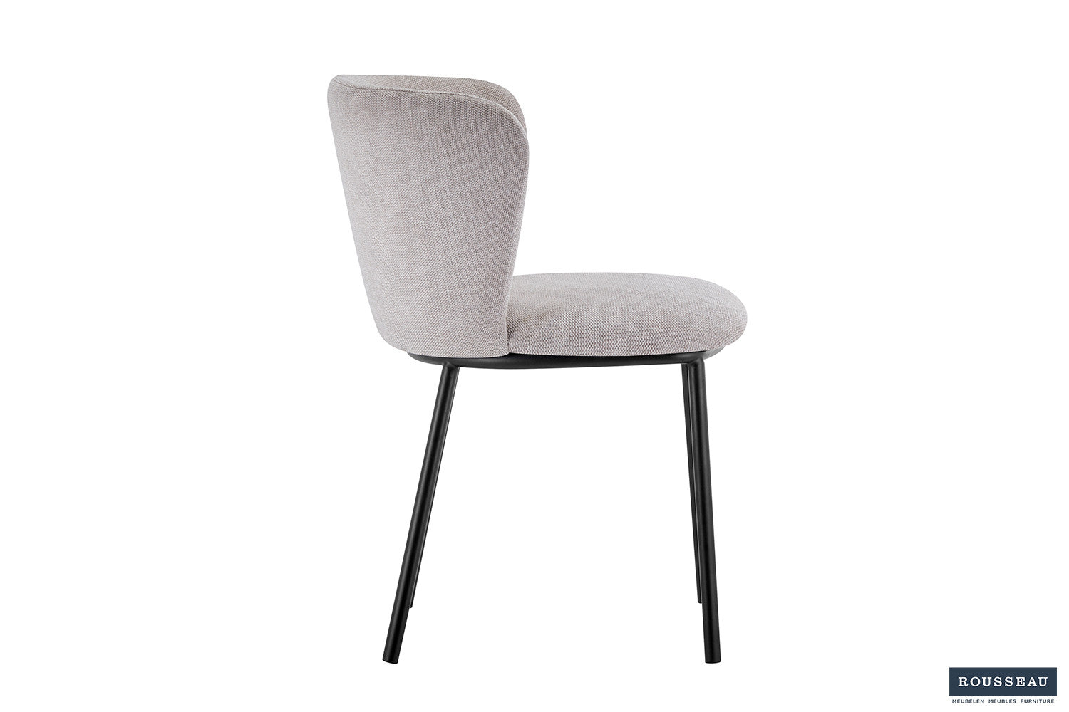Rousseau - Stoel Arthur Stof Beige - 76x52x54 cm