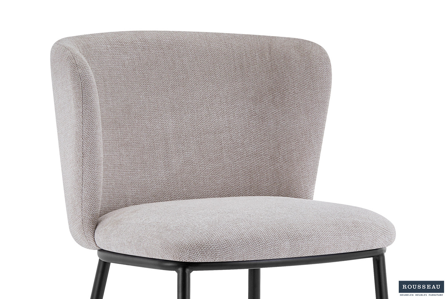 Rousseau - Stoel Arthur Stof Beige - 76x52x54 cm