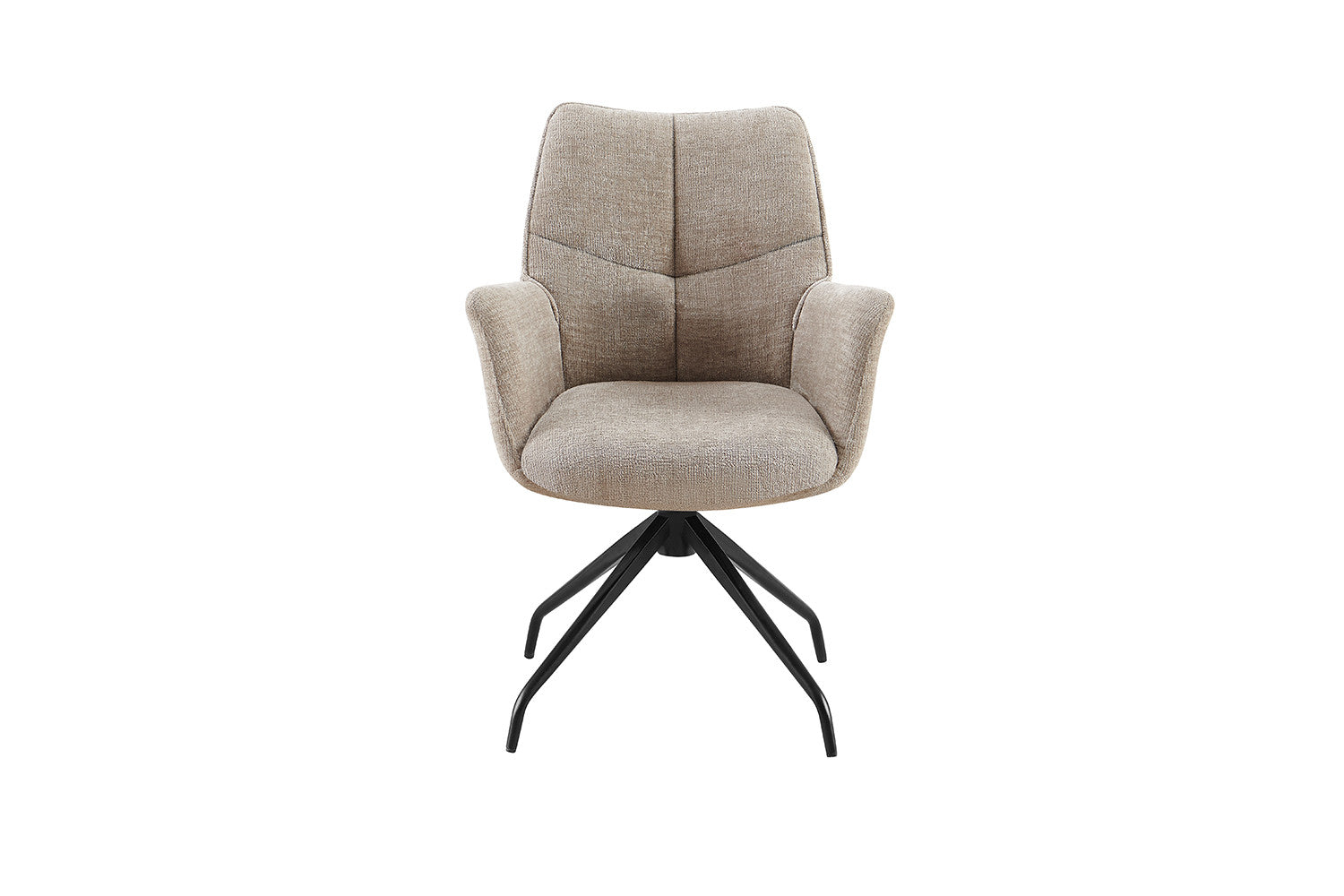 Rousseau - Stoel Lamor - Stof Zand - 86x62.5x61.5 cm