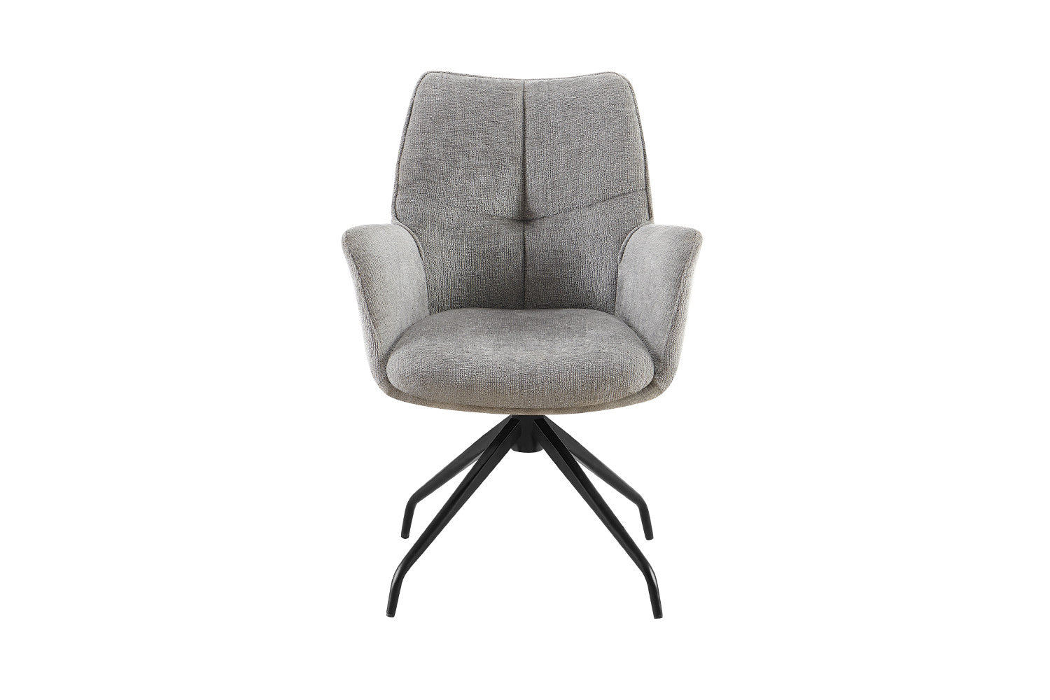 Rousseau - Stoel Lamor - Stof Grijs - 86x62.5x61.5 cm