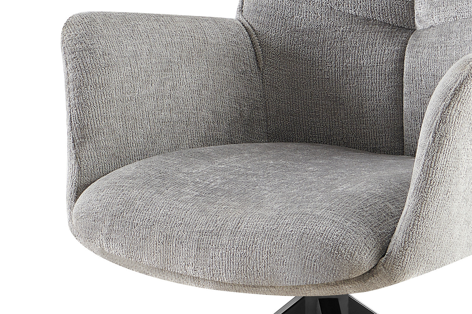 Rousseau - Stoel Lamor - Stof Grijs - 86x62.5x61.5 cm