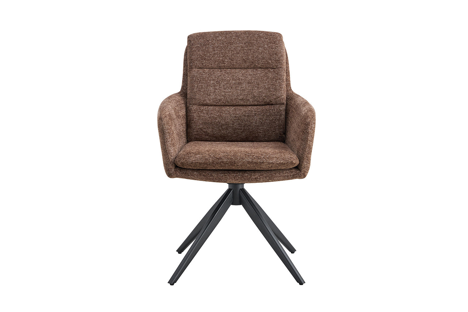 Rousseau - Stoel Lisold - Stof Bruin - 93x59x65 cm