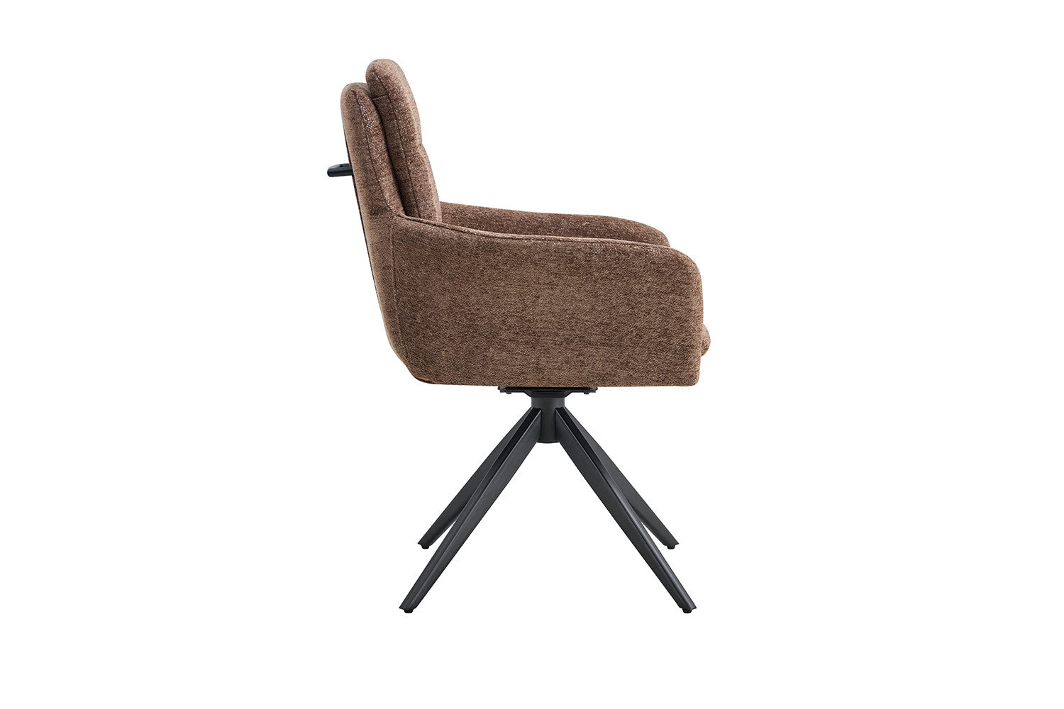 Rousseau - Stoel Lisold - Stof Bruin - 93x59x65 cm