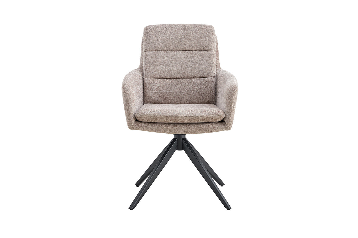 Rousseau - Stoel Lisold - Stof Lichtgrijs - 93x59x65 cm