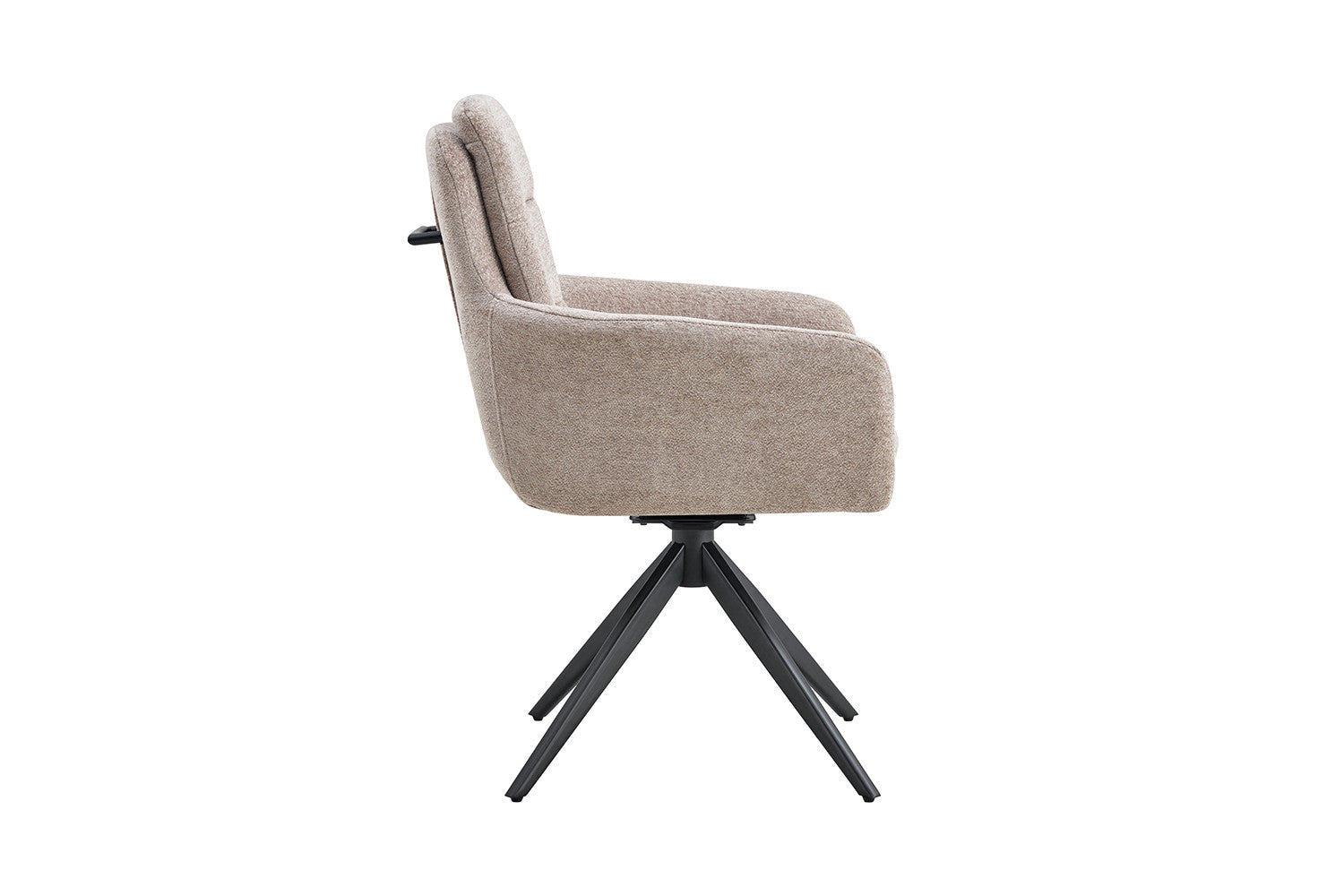 Rousseau - Stoel Lisold - Stof Lichtgrijs - 93x59x65 cm