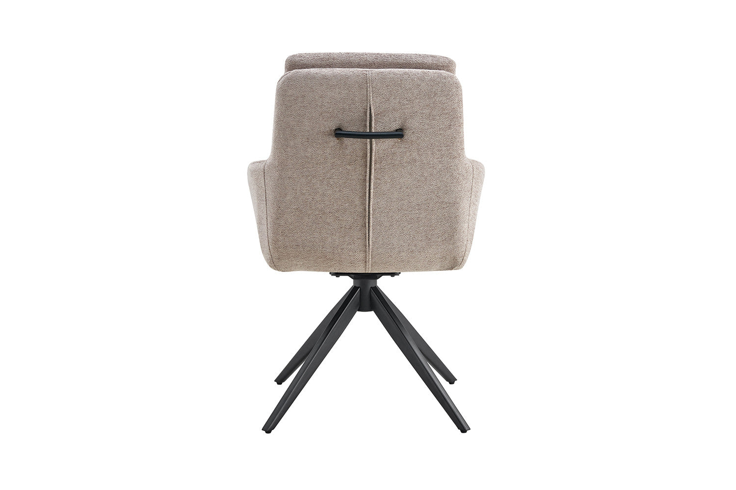Rousseau - Stoel Lisold - Stof Lichtgrijs - 93x59x65 cm
