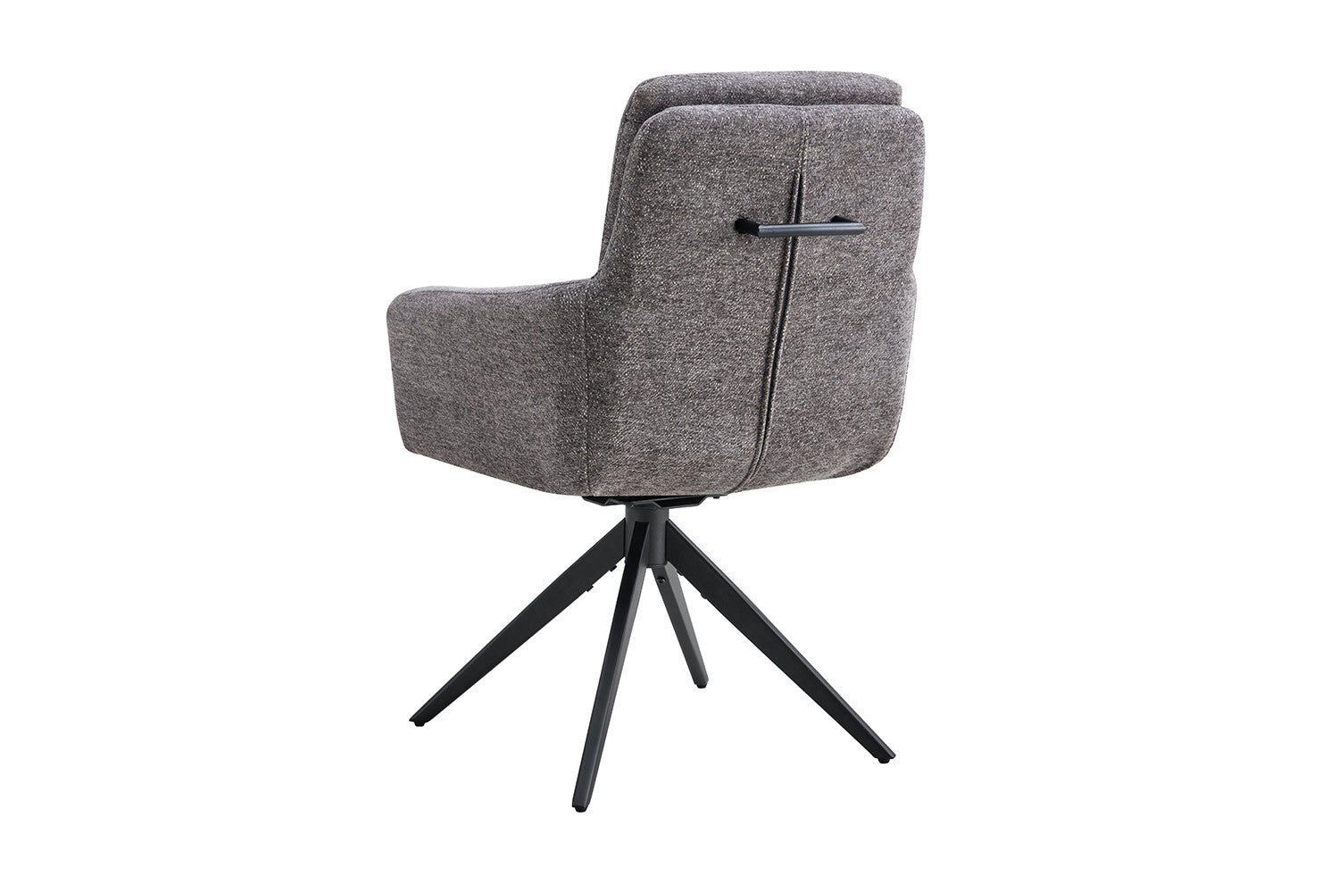 Rousseau - Stoel Lisold - Stof Donkergrijs - 93x59x65 cm