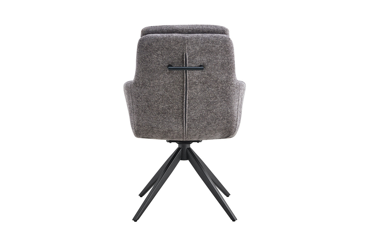Rousseau - Stoel Lisold - Stof Donkergrijs - 93x59x65 cm