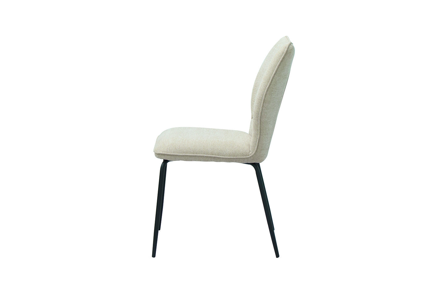 Rousseau - Stoel Lara Stof Ecru - 88x47x60 cm