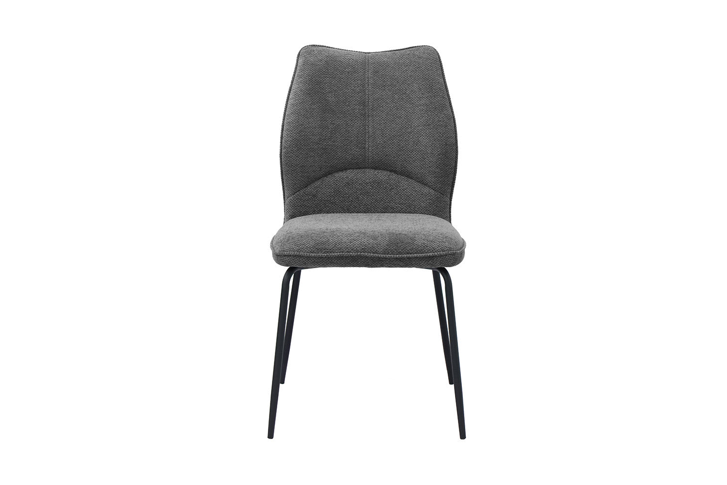 Rousseau - Stoel Lara Stof Grijs - 88x47x60 cm