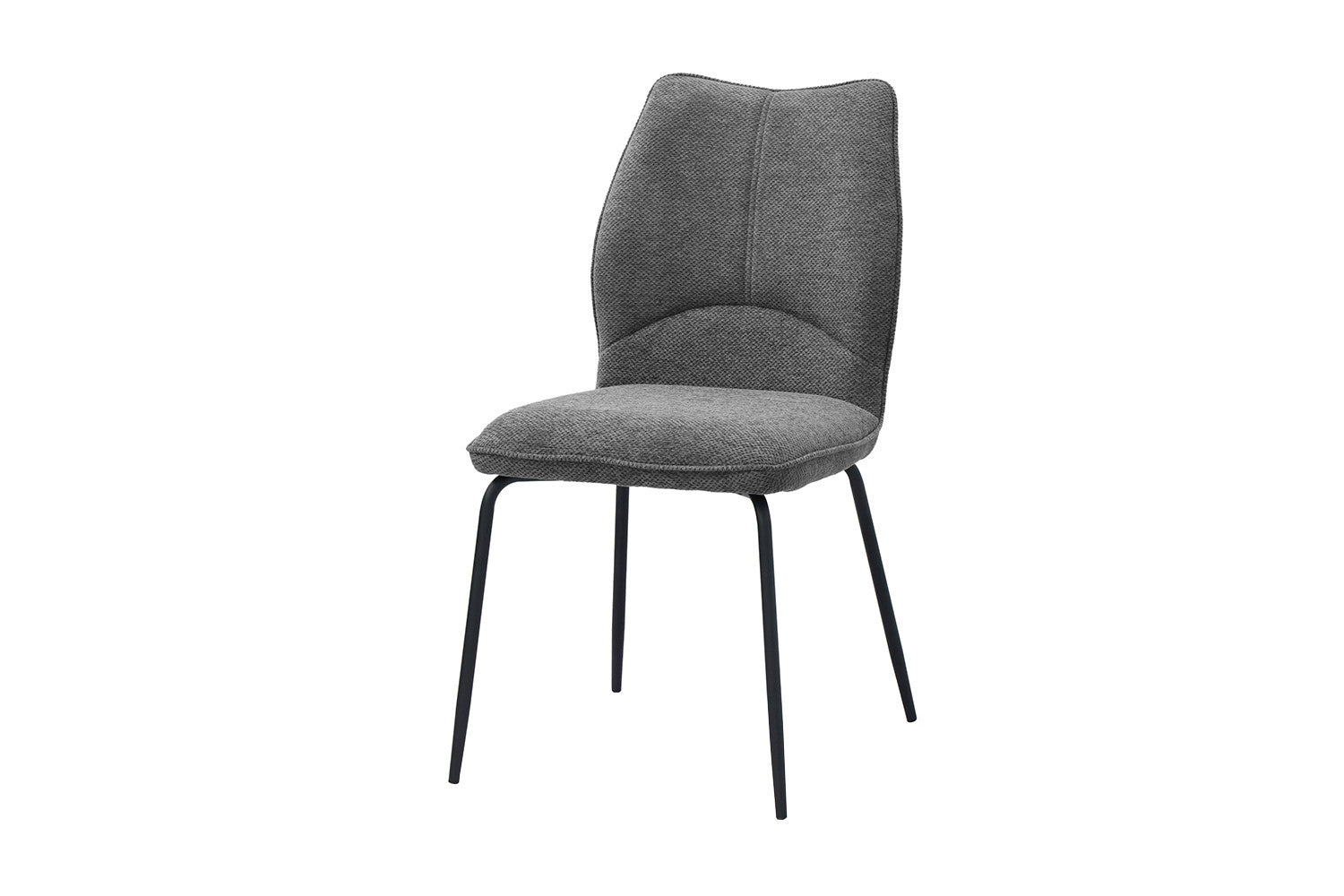Rousseau - Stoel Lara Stof Grijs - 88x47x60 cm