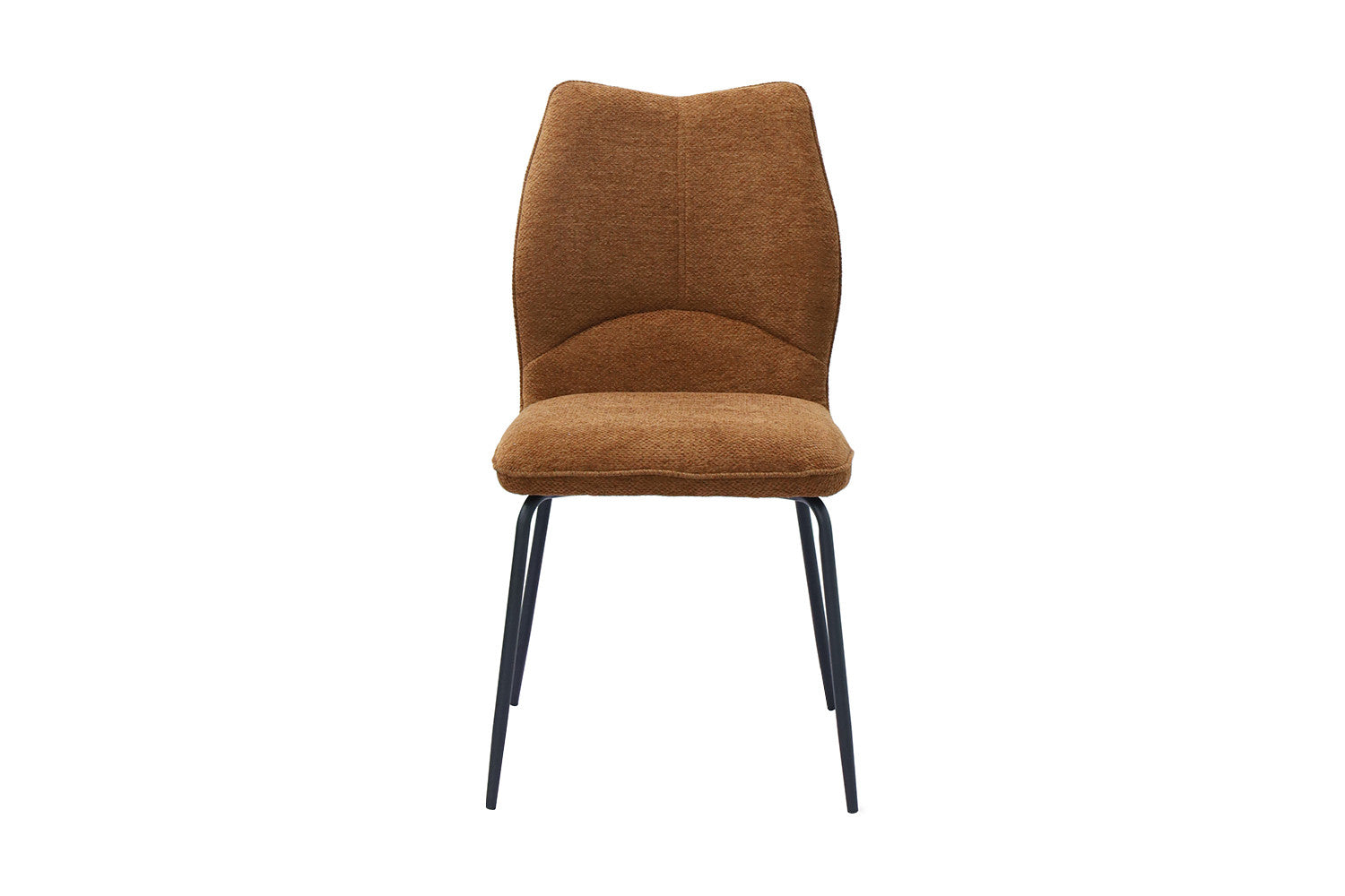 Rousseau - Chaise Lara Tissu Rouille - 88x47x60 cm
