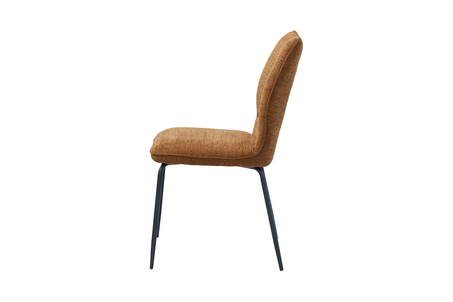 Rousseau - Chaise Lara Tissu Rouille - 88x47x60 cm