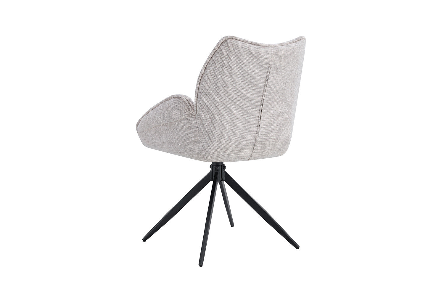 Rousseau - Stoel Mahi - Stof Beige - 90x59.5x66 cm