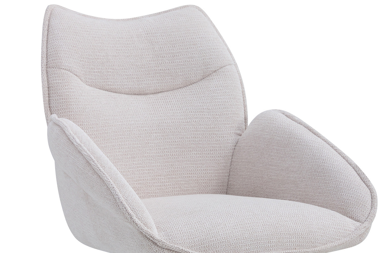 Rousseau - Stoel Mahi - Stof Beige - 90x59.5x66 cm