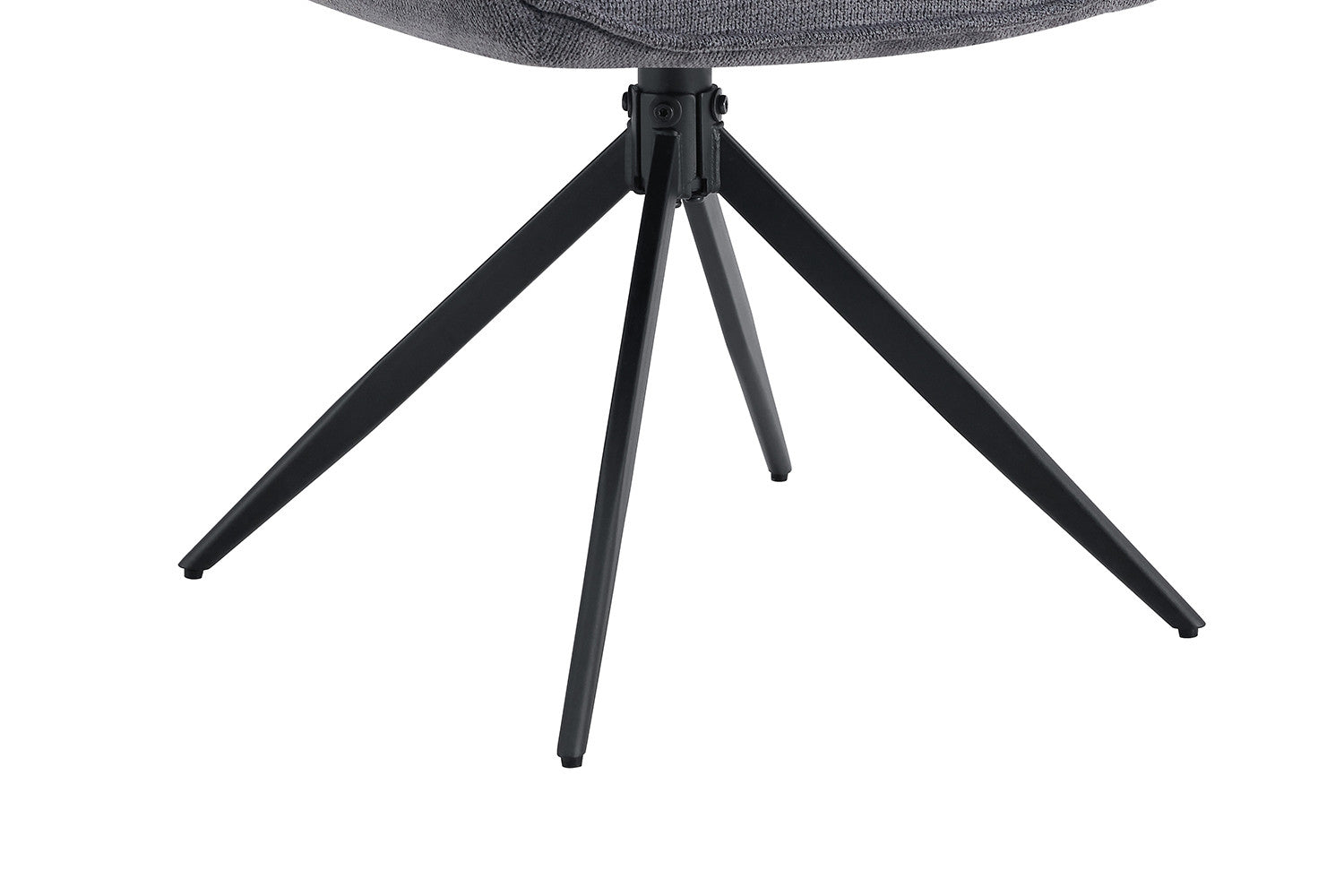 Rousseau - Stoel Mahi - Stof Donkergrijs - 90x59.5x66 cm