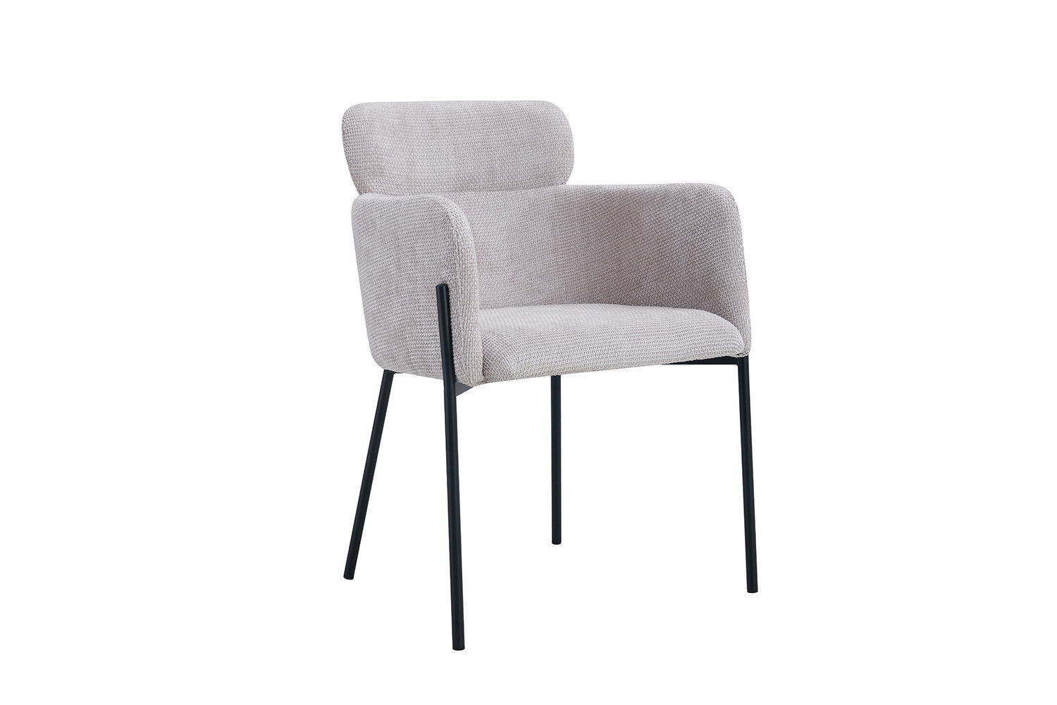 Rousseau - Stoel Naomi Stof Beige - 83x60.5x60 cm