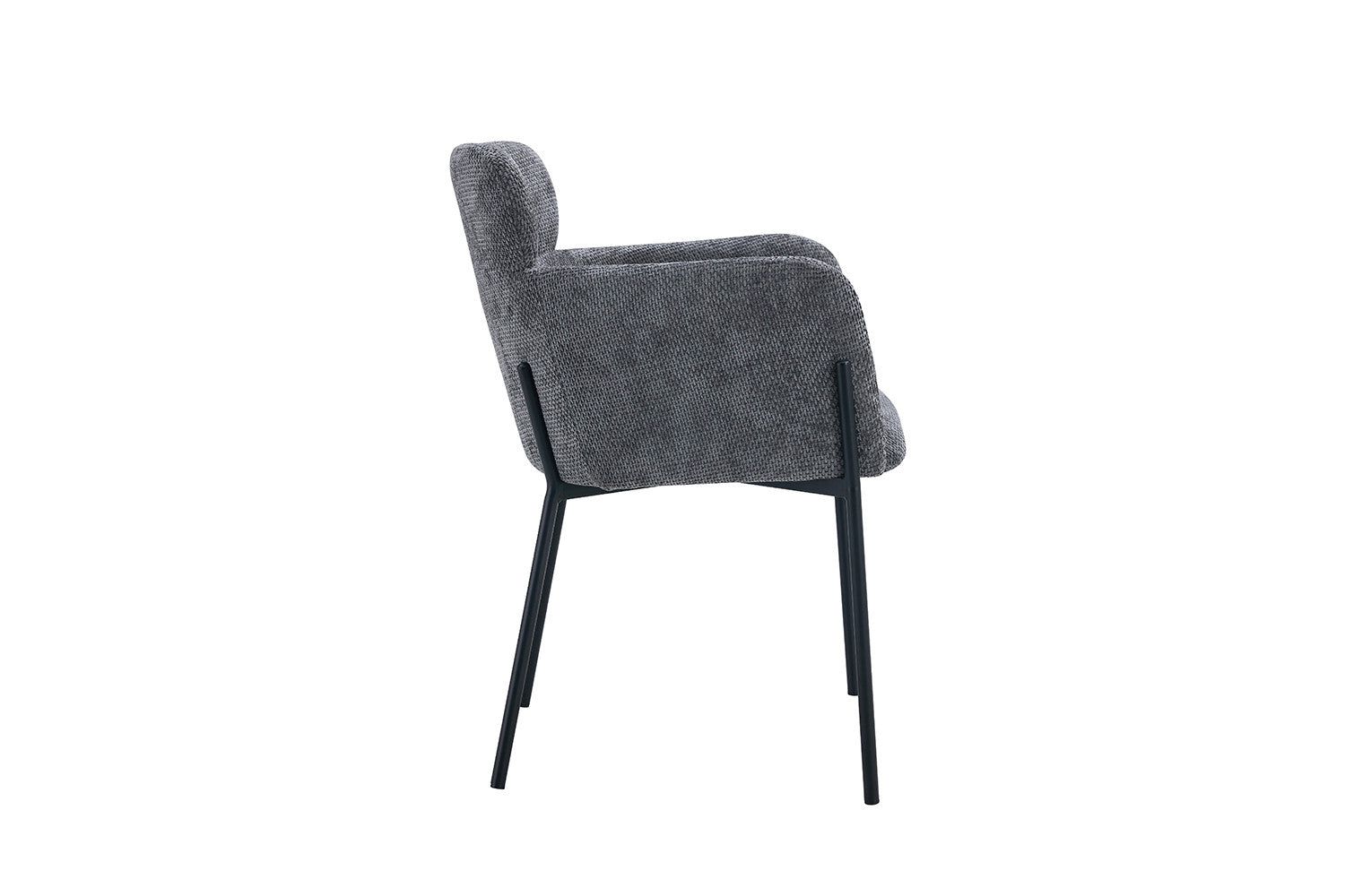 Rousseau - Stoel Naomi Stof Grijs - 83x60.5x60 cm