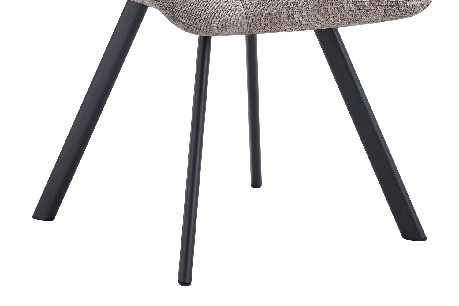 Rousseau - Stoel Lizzy Stof Lichtgrijs - 88.5x52x61.5 cm