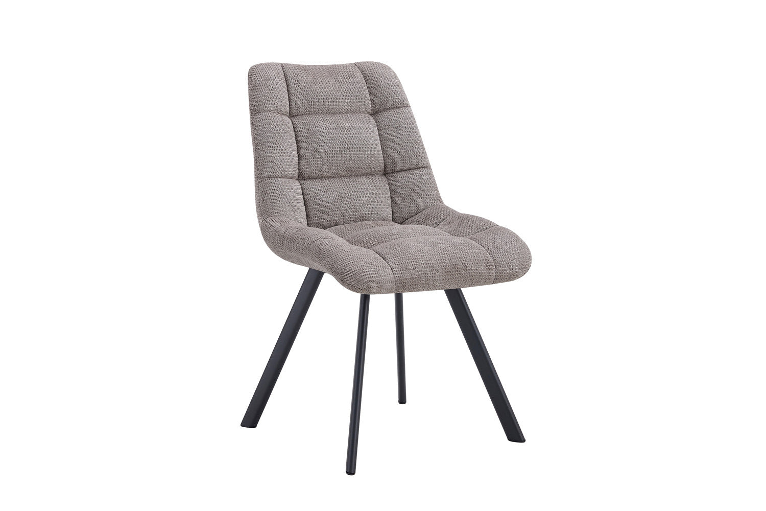 Rousseau - Stoel Lizzy Stof Lichtgrijs - 88.5x52x61.5 cm