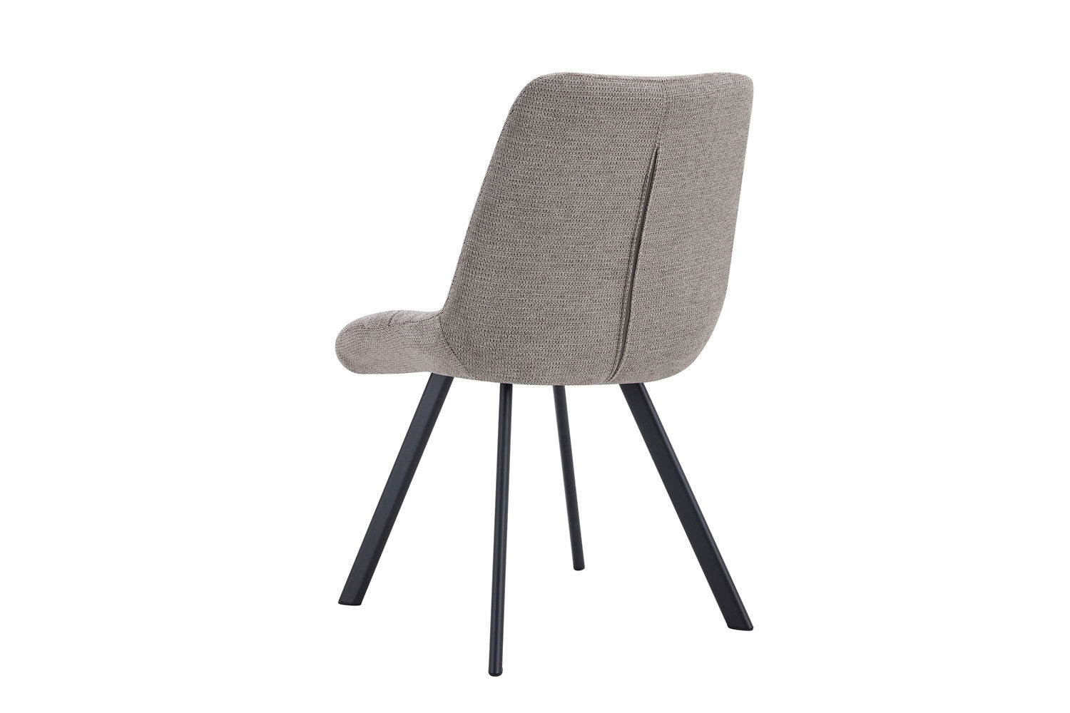 Rousseau - Stoel Lizzy Stof Lichtgrijs - 88.5x52x61.5 cm