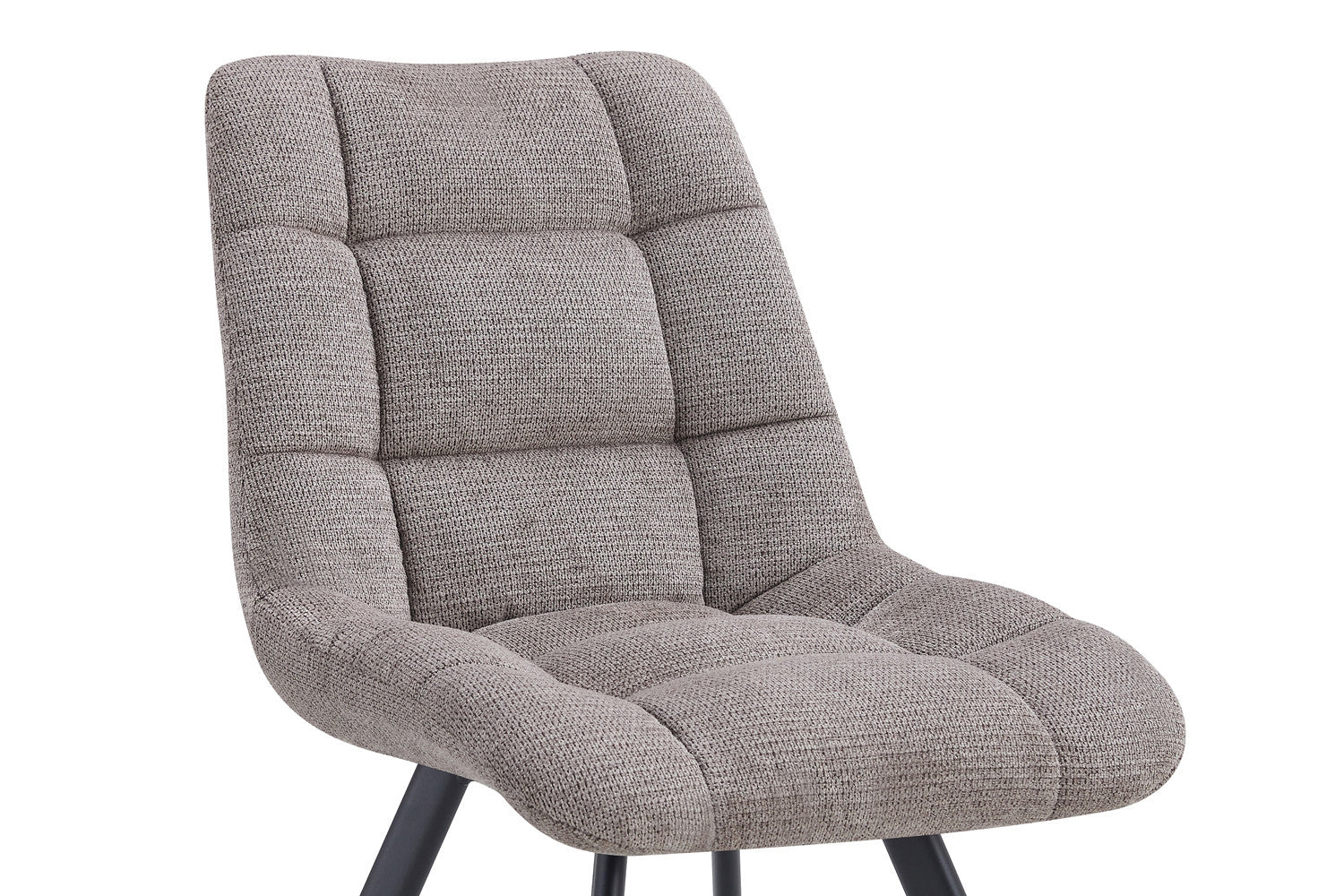Rousseau - Stoel Lizzy Stof Lichtgrijs - 88.5x52x61.5 cm