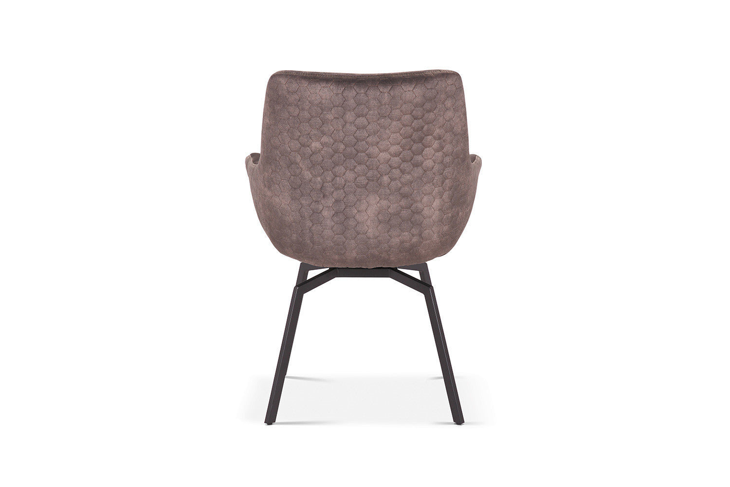 Rousseau - Stoel Modest - Fluweel Taupe - 84x63x63 cm