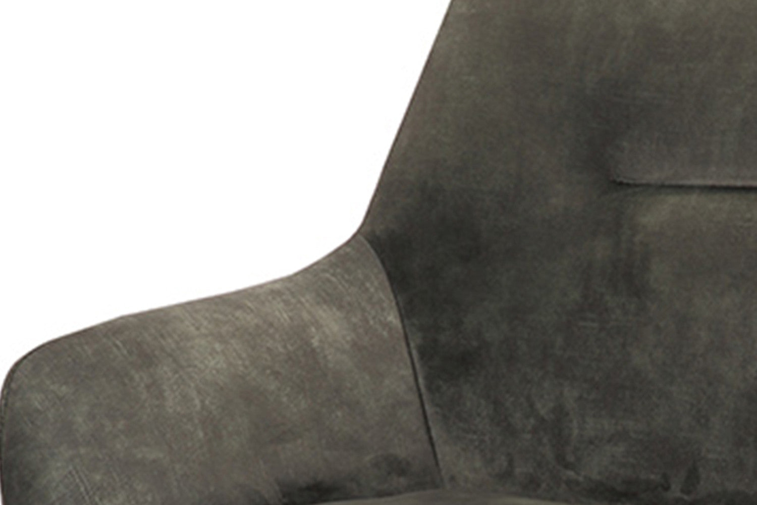 Rousseau - Stoel Modest - Fluweel Groen - 84x63x63 cm