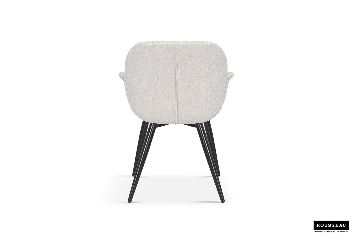 Rousseau - Stoel Maxim Stof Beige - 85x64x60 cm