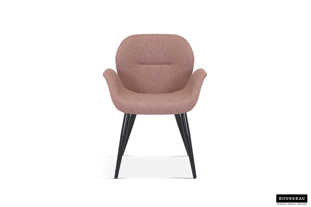 Rousseau - Stoel Maxim Stof Roze - 85x64x60 cm
