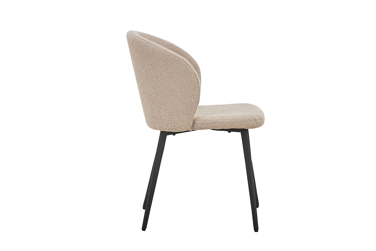 Rousseau - Stoel Toledo Boucle - Zand - 80x51x55 cm