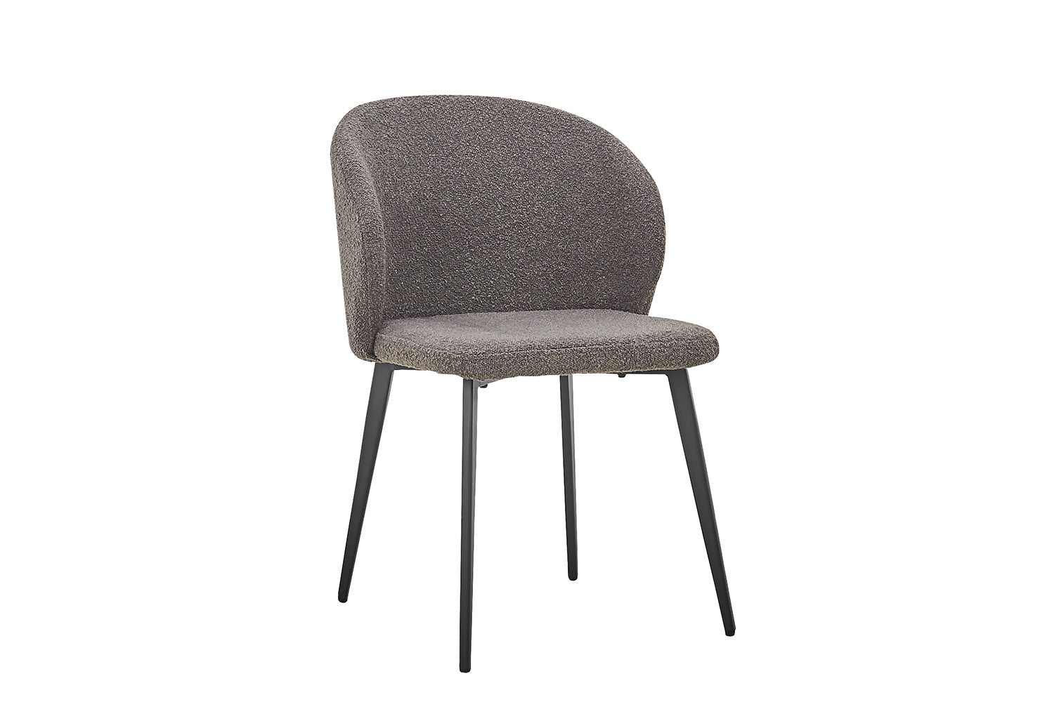 Rousseau - Stoel Toledo Boucle - Grijs - 80x51x55 cm
