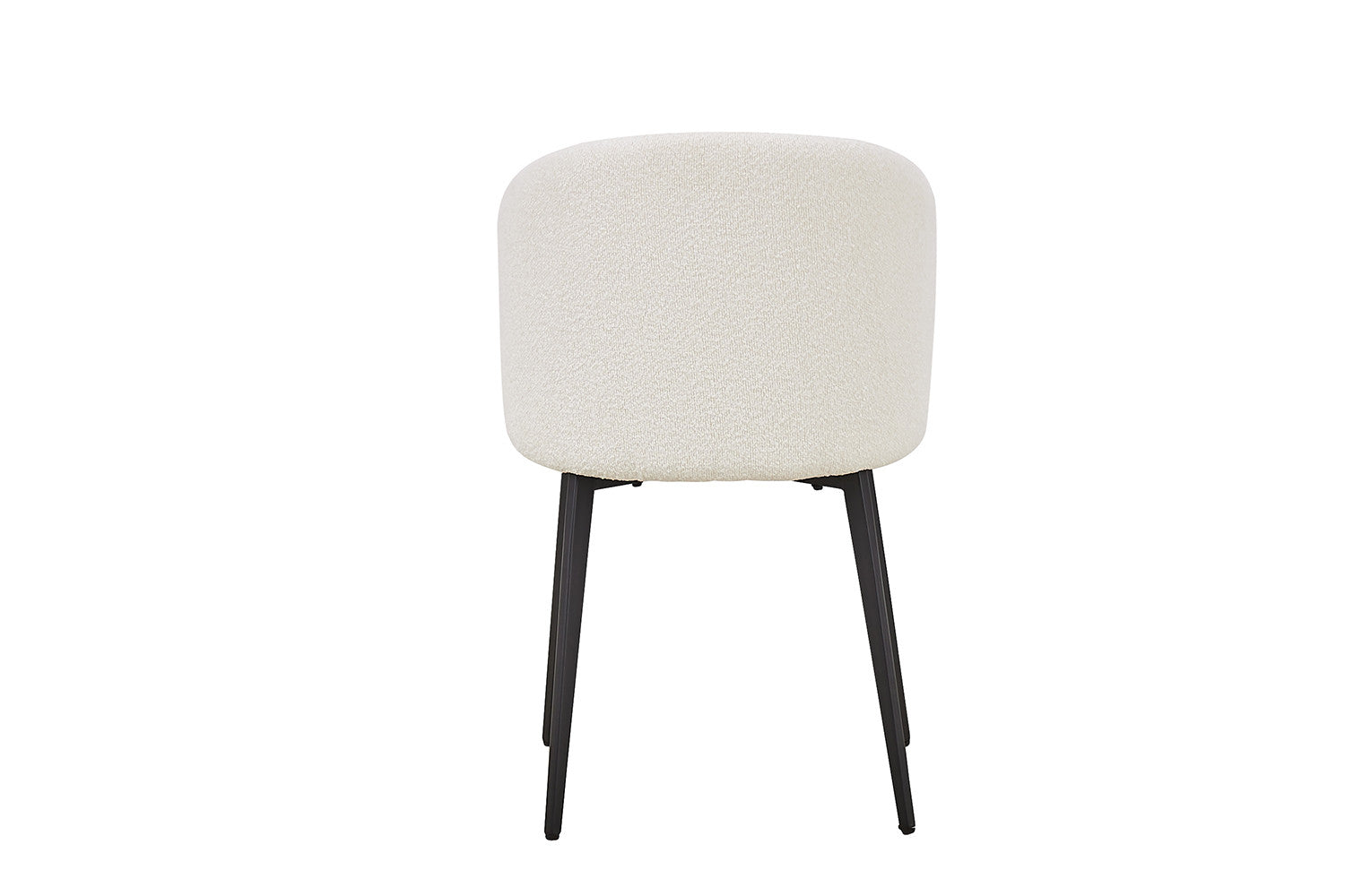 Rousseau - Chaise Toledo Boucle - Blanc - 80x51x55 cm