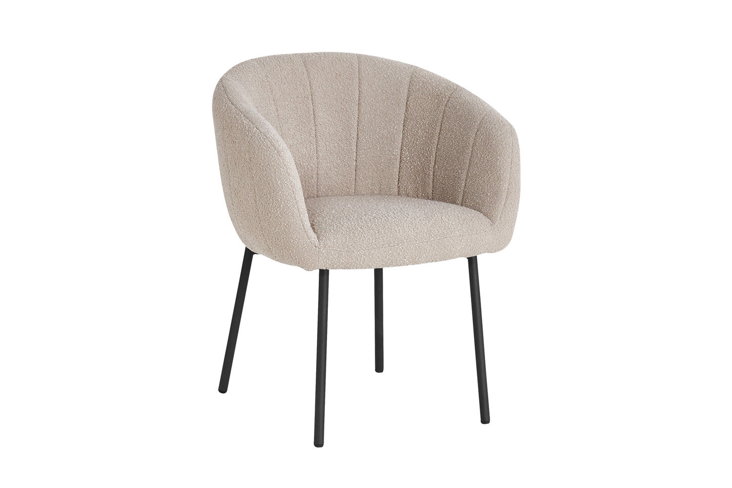 Rousseau - Stoel Sevilla Boucle - Zand - 79x57x62 cm