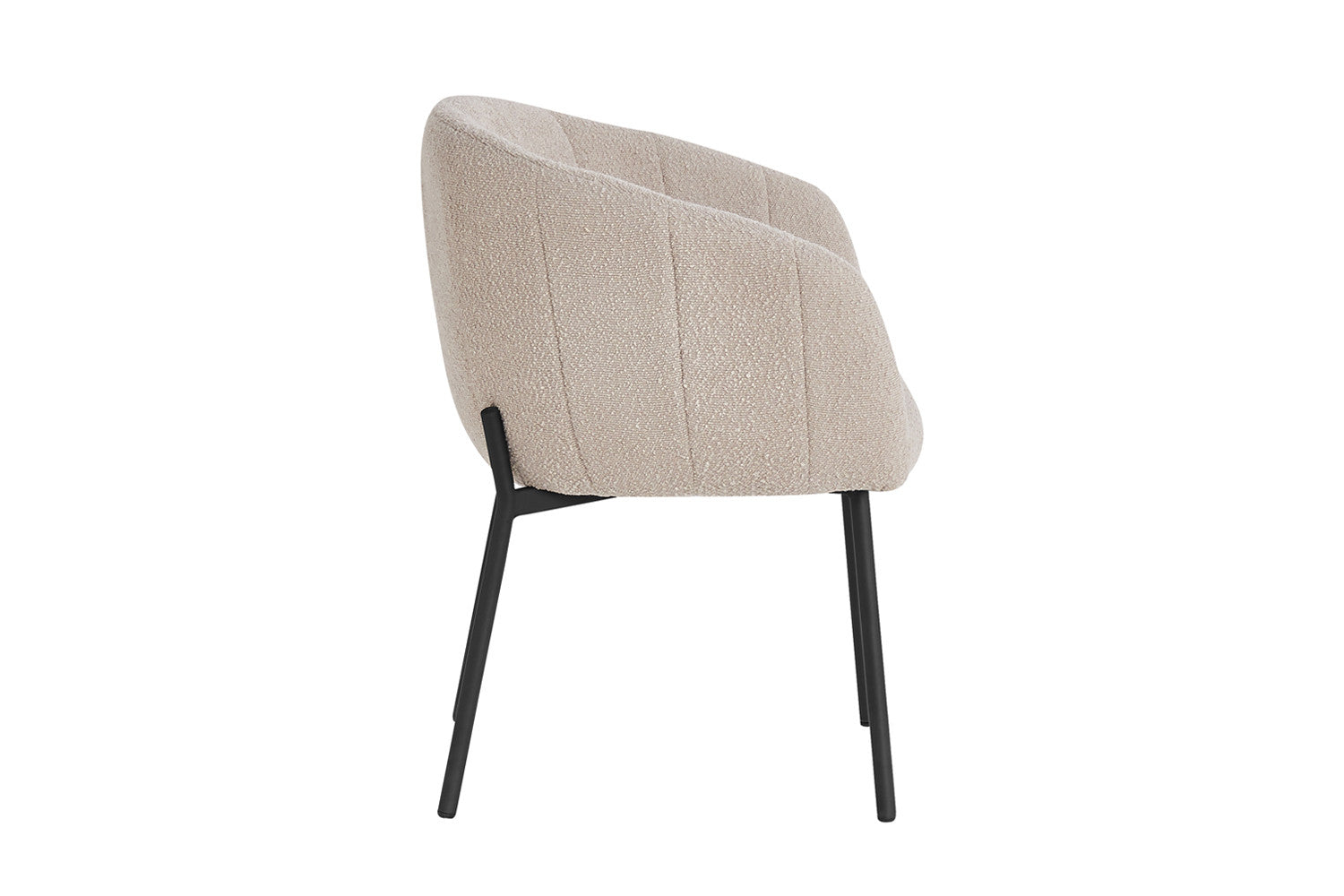 Rousseau - Stoel Sevilla Boucle - Zand - 79x57x62 cm