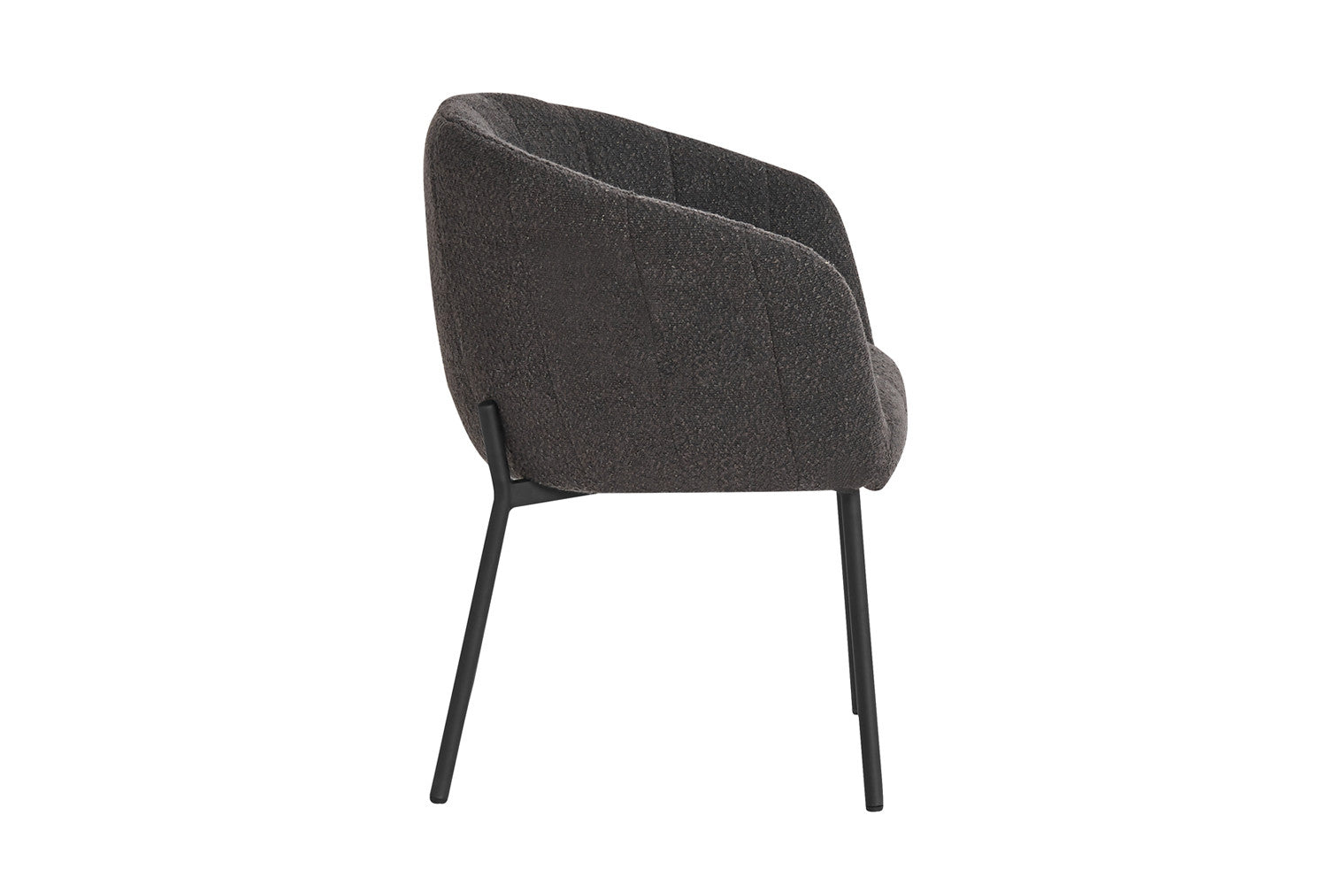 Rousseau - Stoel Sevilla Boucle - Grijs - 79x57x62 cm