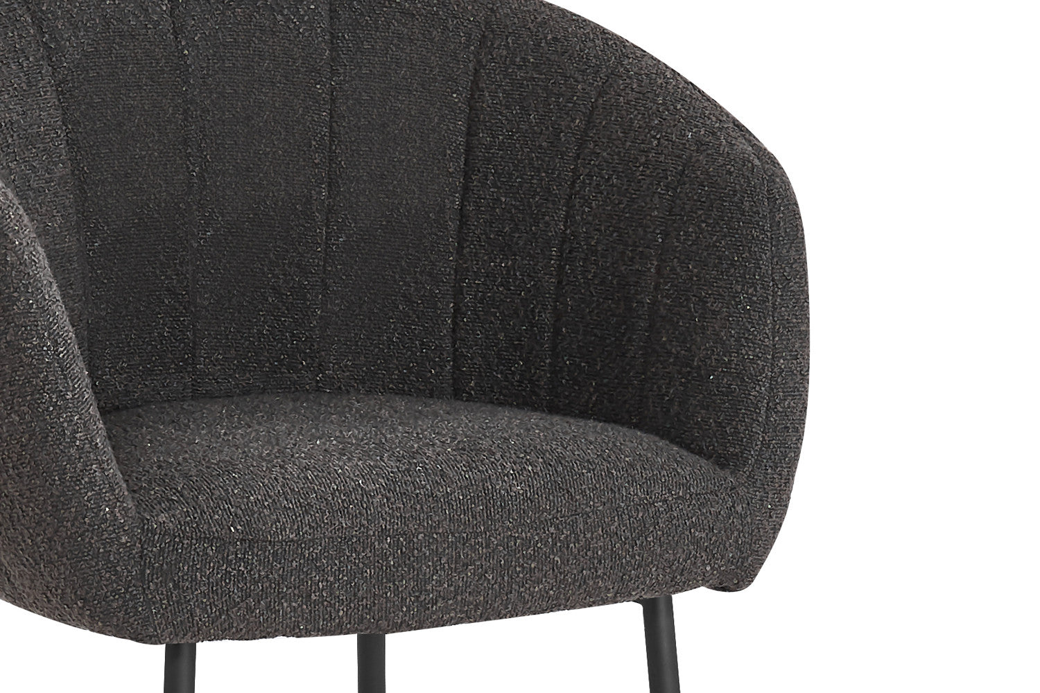 Rousseau - Stoel Sevilla Boucle - Grijs - 79x57x62 cm